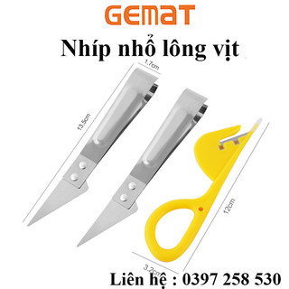 Dụng cụ, Nhíp nhổ lông gà vịt 2 trong 1, cạo móng giò heo đa năng , nhíp nhổ lông vịt cầm tay