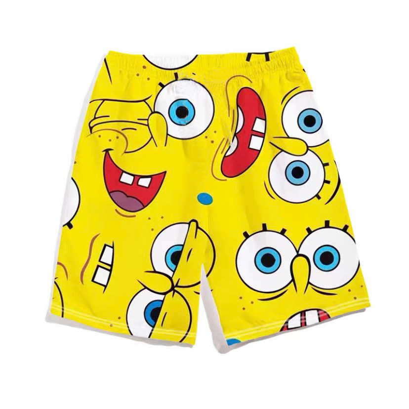 Quần Short hoạt hình Unisex BST 04 ❤️ Quần đùi nam nữ mặc nhà Freesize 38-65kg Molly Fashion