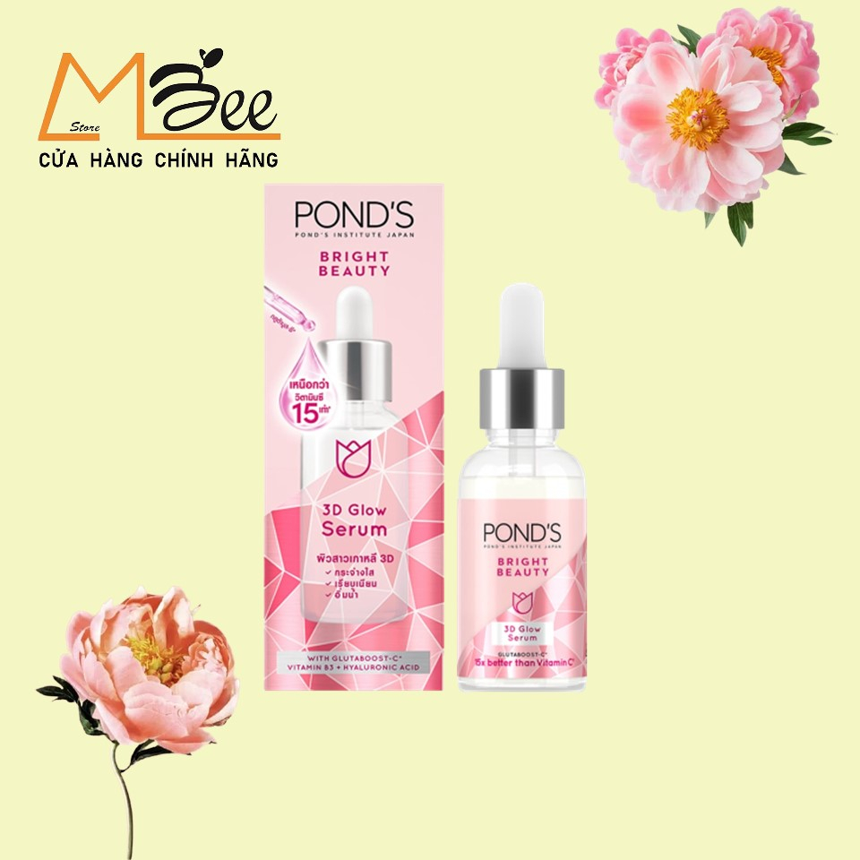 Serum Pond's Bright Beauty 3D Glow Serum Dưỡng Sáng Mờ Thâm 30g