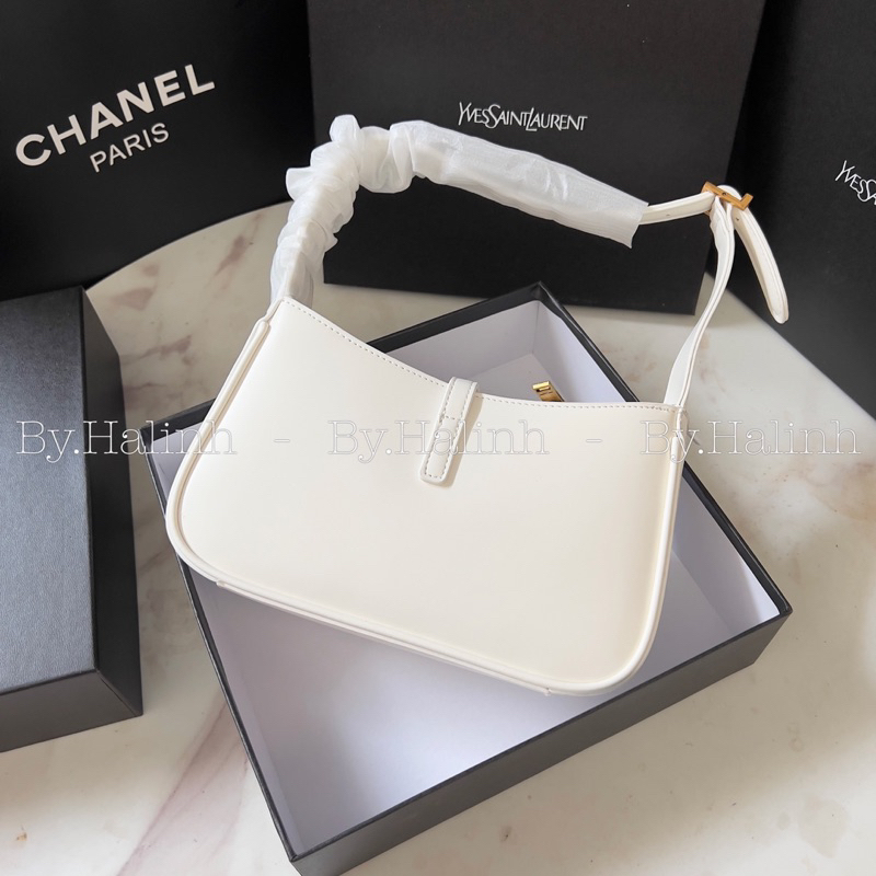 ✨Loại 1-Fullbox✨ Túi Kẹp Nách Móc Y hàng QC full hộp bản da trơn