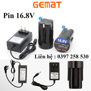 Pin máy đánh vảy cá cầm tay 16.8v , bộ sạc pin và cục chuyển nguồn và các phụ kiện đi kèm máy đánh vảy cá