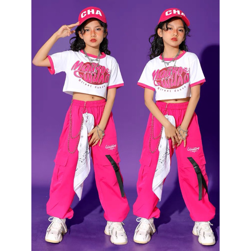 Sét bộ crop quần gió bé gái