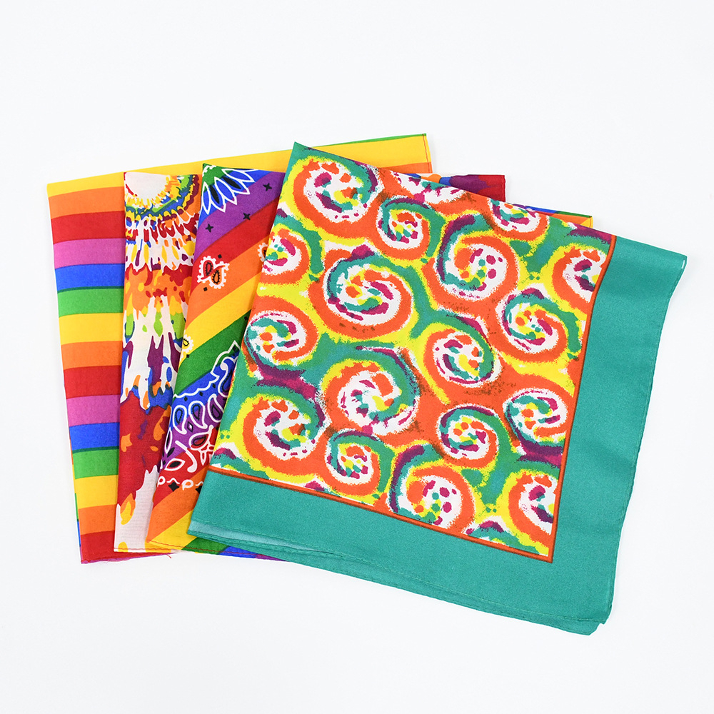 Nhiều mẫu khăn vuông bandana sắc màu dễ thương Song An Eco(54x54cm)