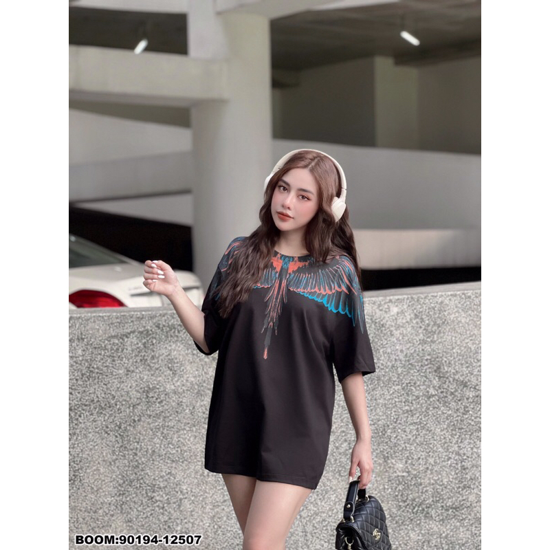 Áo phông nam nữ burlon đại bàng xoã cánh cực chất. ảnh thật_90194