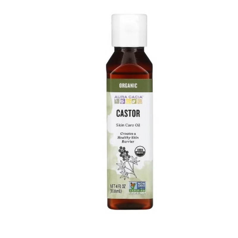 Dầu thầu dầu hữu cơ Castor oil Aura Cacia Organic