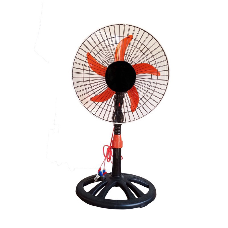 Quạt cây b300 kẹp bình acquy 12v DC