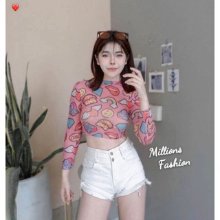 Áo croptop trơn basic cột nơ sau - gb alohashop91