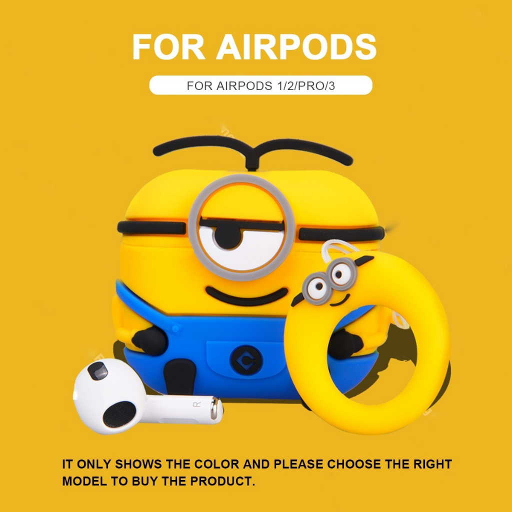 Vỏ Airpod Bảo Vệ Airpods Pro 2 Silicone Cao Cấp Nhiều Hình Cute Hàng Loại 1 Dày Dặn - Munsen.shop