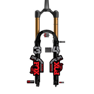Tem decal dán phuộc xe đạp địa hình Fox step cast 34 2023 | cheetahdecals.com