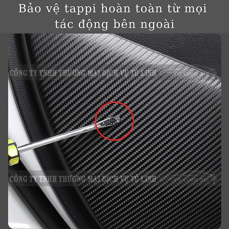 Bộ 4 Tấm dán Tapli xe TOYOTA CROSS chống trầy xước cửa xe, chống xước tapi cửa ô tô bằng Carbon Air Fiber cao cấp