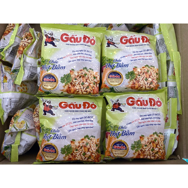 Cháo Gấu đỏ thịt bằm 50g