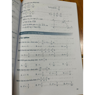 Sách - Bộ đề kiểm tra toán 7 tập 1