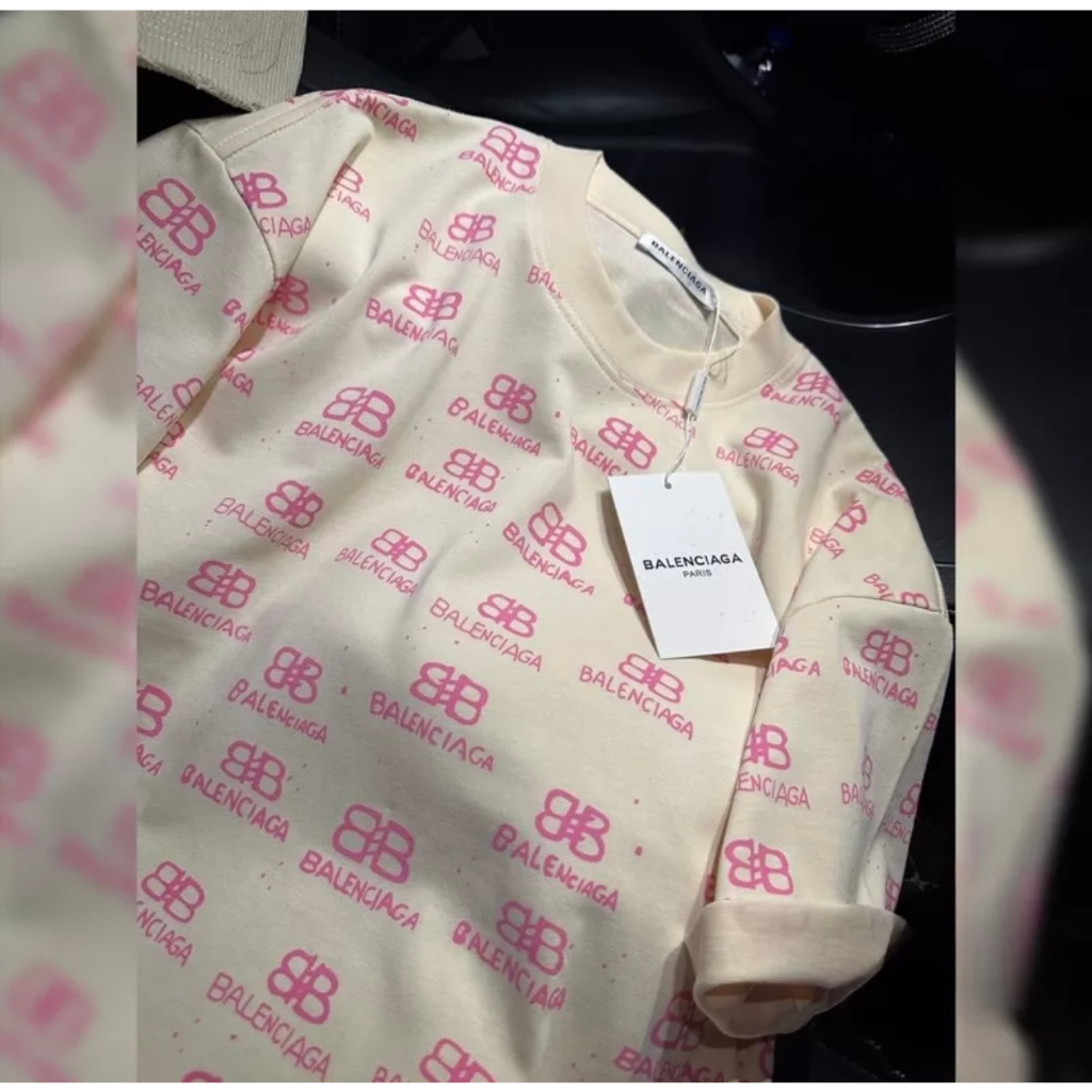 Áo Phông Balenicaga Form Rộng Tay Lỡ In Hình Họa Tiết | BigBuy360 - bigbuy360.vn