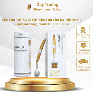 Kim Lăn Tay ZGTS Kim lăn Mặt Cây Lăn Kim Vàng Cho Tóc Da Đầy Đủ Kích Cỡ 0.25 - 0.5 - 0.75 - 1.0 - 1.5 - 2.0 (Chính Hãng)