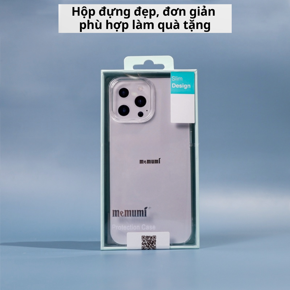 Ốp Memumi Trong Veo Không ố màu dành cho IP 14Promax/14Pro/14Plus/14/13 Promax/13 Pro/13/12Promax/12Pro/12 FUKIA