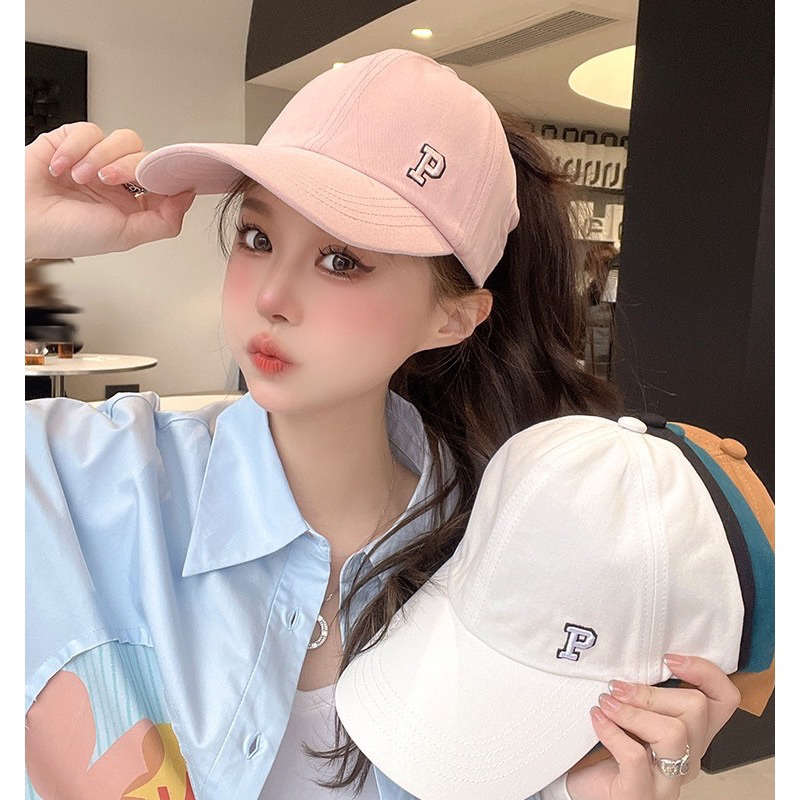 Mũ Lưỡi Trai Hở Chóp chữ P góc Chống Nắng Và Tia UV Thời Trang Xuân Hè Cho Nữ Sự Bảo Vệ
