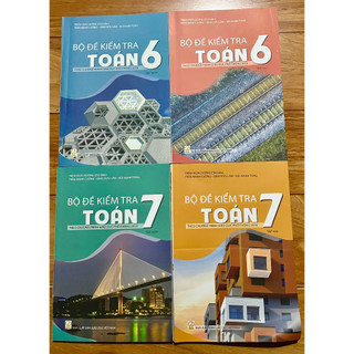 Sách - combo bộ đề kiểm tra toán 6 và toán 7
