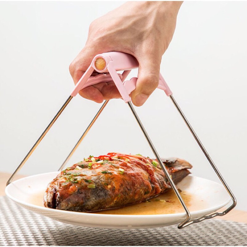 KẸP , GẮP  CHỐNG NÓNG INOX QUAI NHỰA