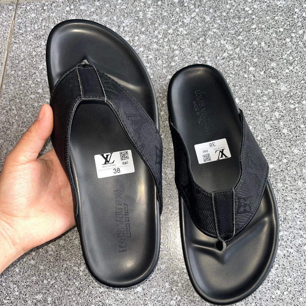 Tông Đen LV và ĐG hàng chuẩn Da thật đế phíp hàng FULL BOX FULL BILL ẢNH video thật