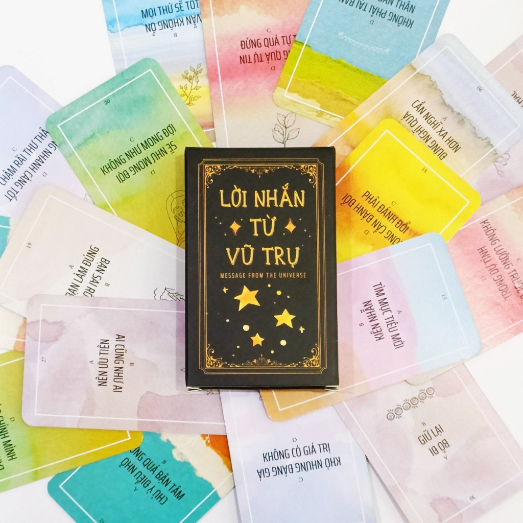 LỜI NHẮN TỪ VŨ TRỤ - bộ bài tiên tri cùng lời khuyên nhẹ nhàng thư giãn