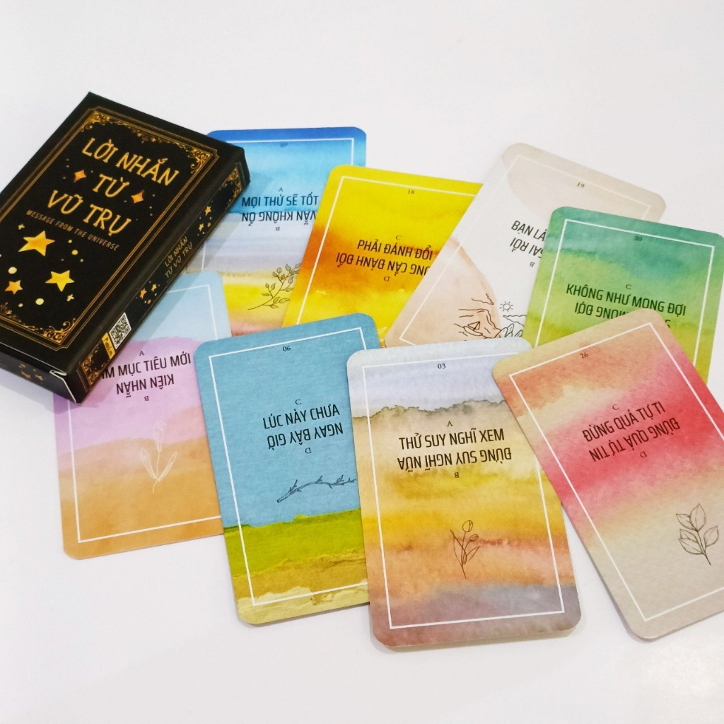 LỜI NHẮN TỪ VŨ TRỤ - bộ bài tiên tri cùng lời khuyên nhẹ nhàng thư giãn