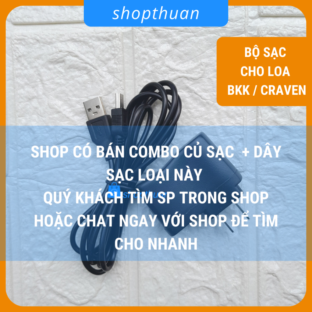 Dây Sạc USB Ra Đầu Hình Thang Dài 1m - Dành Cho Loa Nghe Nhạc Loa Craven, BKK