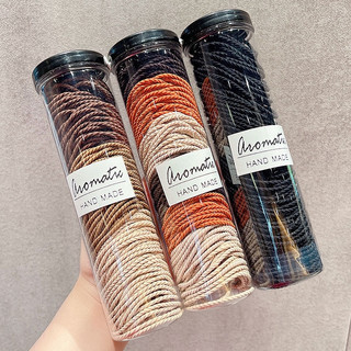 Set 100 Chun Buộc Tóc Hàn quốc Có Túi Zip Katigiadung
