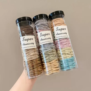 Set 100 Chun Buộc Tóc Hàn quốc Có Túi Zip Katigiadung