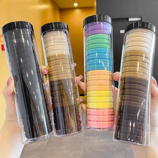 Set 100 Chun Buộc Tóc Hàn quốc Có Túi Zip Katigiadung