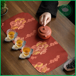 Thảm lụa trải bàn trà 24x50cm - Dụng cụ thưởng trà