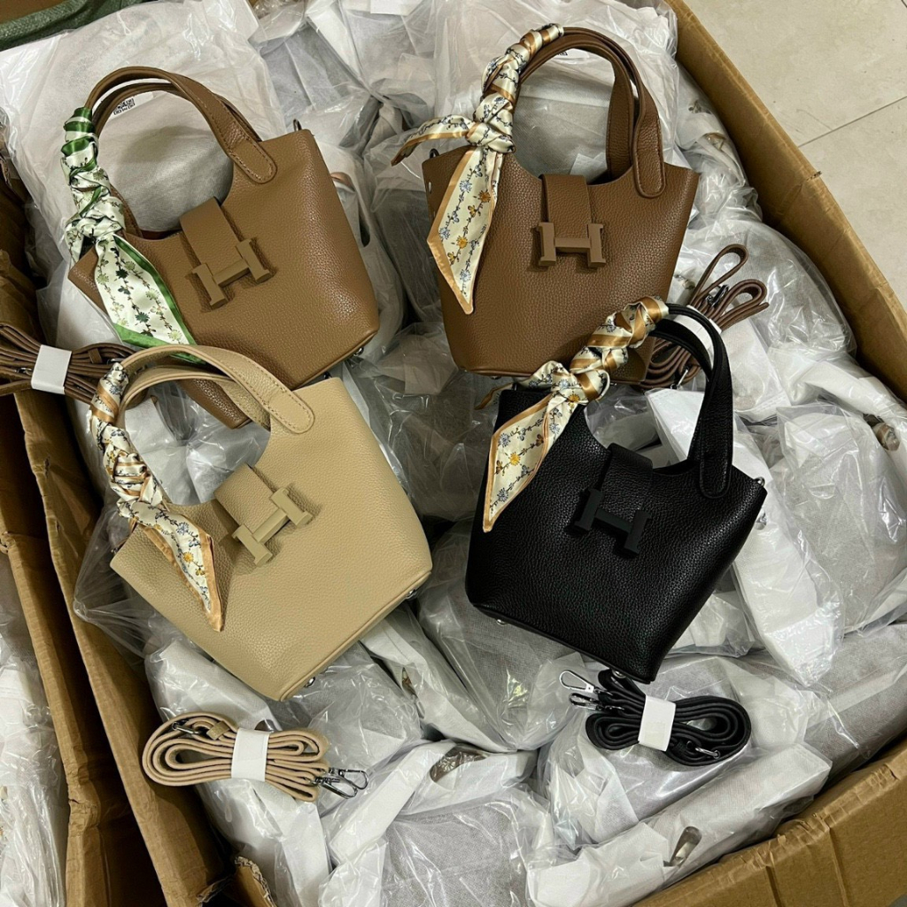 Túi xách nữ đeo chéo, giở nội địa trung khóa H, túi xách thời trang phong cách hàn quốc, túi xách cao cấp