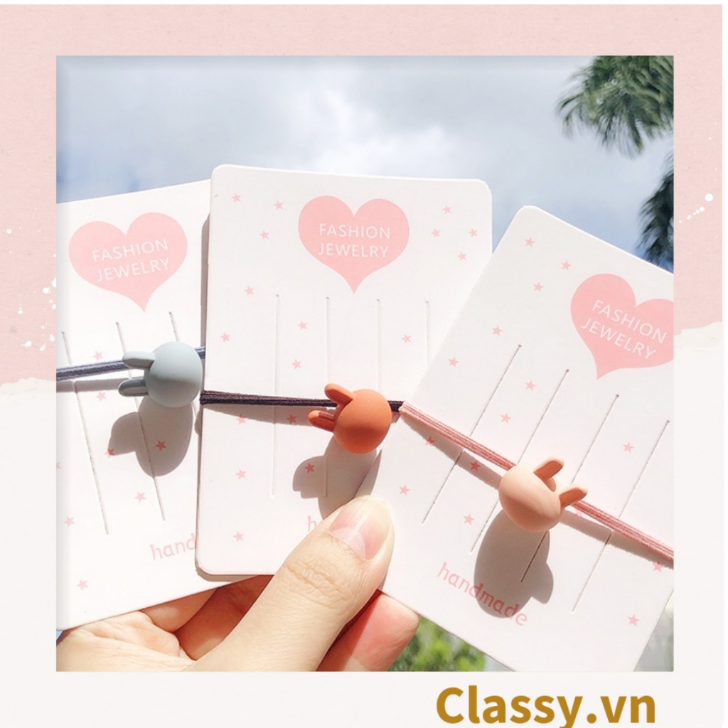 Dây chun cột tóc Classy hình ngôi sao màu xanh đáng yêu cho nữ PK1102