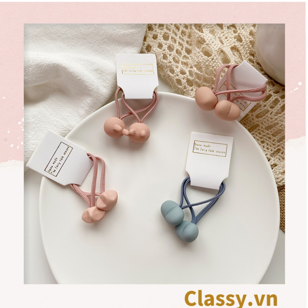 Dây chun cột tóc Classy hình ngôi sao màu xanh đáng yêu cho nữ PK1102