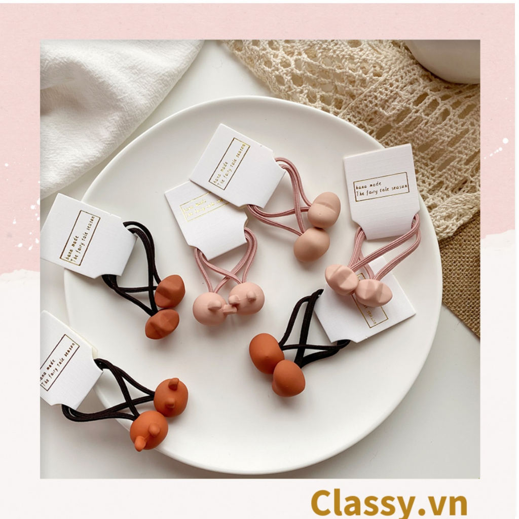 Dây chun cột tóc Classy hình ngôi sao màu xanh đáng yêu cho nữ PK1102