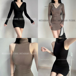 𝐓𝐕 𝐒𝐎𝐔𝐋 Tổng hợp Đầm body gân