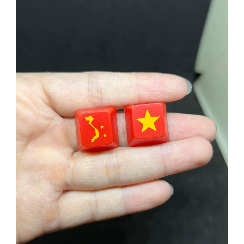 Keycap yêu nước cờ đỏ sao vàng