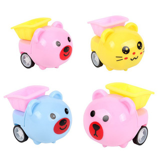 Combo 10 Đồ chơi xe thú mini chạy cót siêu đáng yêu cho bé TCM