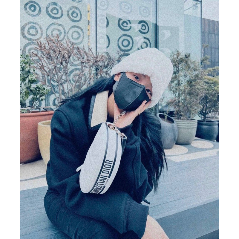 Túi Xách Dior Bobby Trắng Đen Size 22  -  By Anh Dinh Phuong