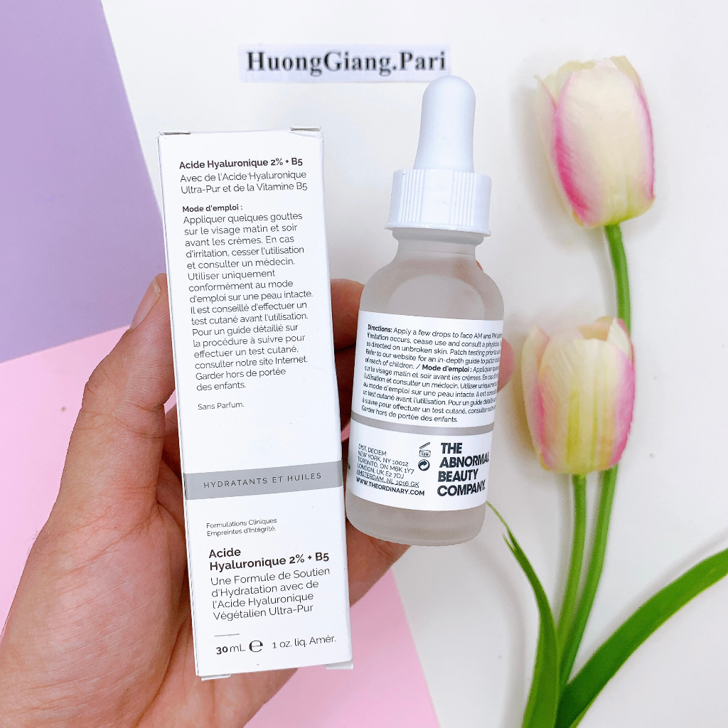 The Ordinary Hyaluronic Acid 2% + B5 , Serum The Ordinary cấp ẩm, phục hồi da - The Ordinary