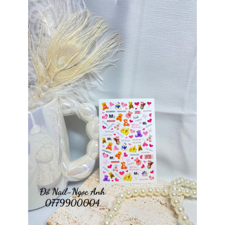 Set dán nail sticker 9 tấm phối đủ mẫu mã cho kh dễ lựa chọn dán tạo nên vẽ đẹp cho tay dán rất dễ chỉ cần dùm nhíp gấp