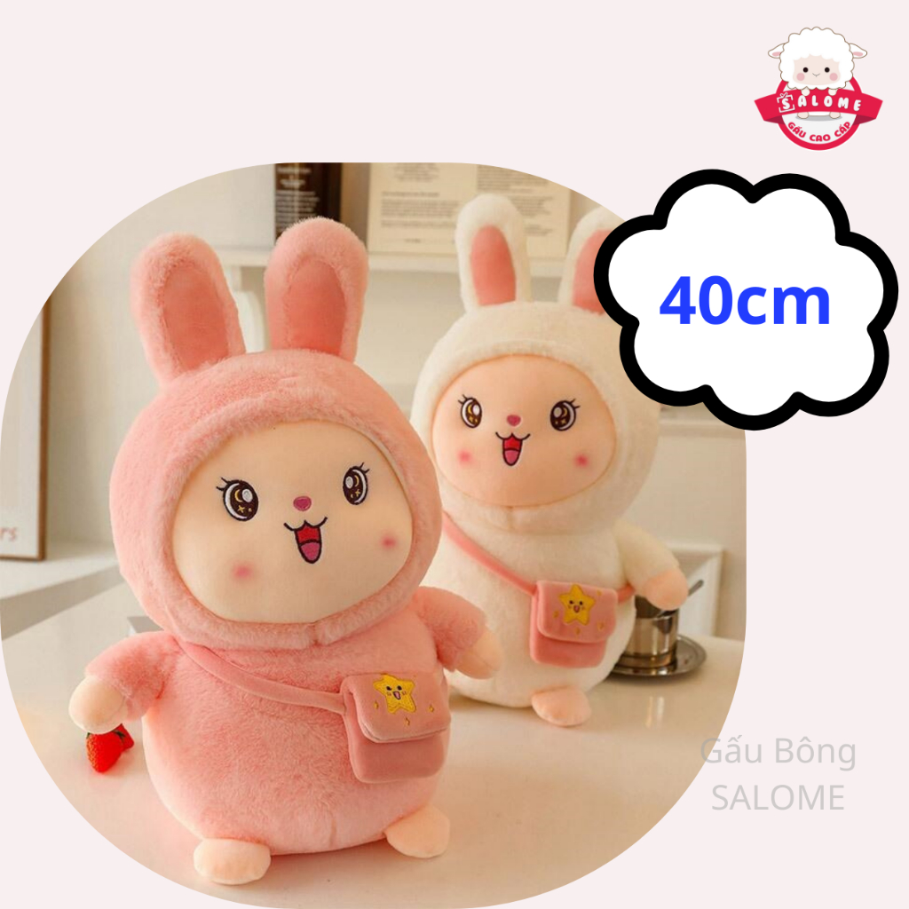 Gấu Bông Con Cừu Thỏ Đeo Túi Dễ Thương SALOME tp HCM Qùa Tặng Cao Cấp