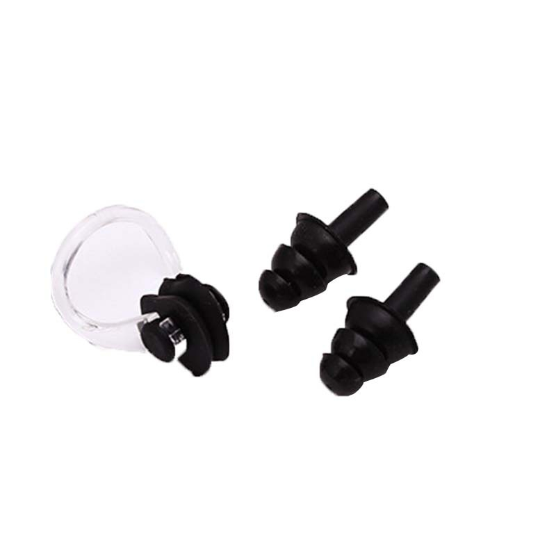 Set Bịt Tai Kẹp Mũi Đi Bơi Lội Lặn Tắm Biển Chống Nước Chất Liệu Silicone - Phụ Kiện Thể Thao Hitechlife Giá Rẻ