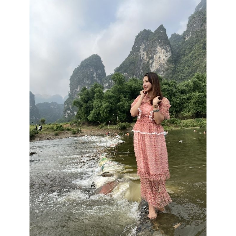 Arwen Design-Fleur de Lace - Váy tơ pha ren - Váy đi biển - Váy vintage