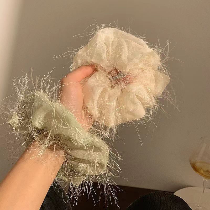 Buộc Tóc Vải Tua Rua Cho Nữ. Buộc Tóc Kiểu Mới Hàn Quốc.