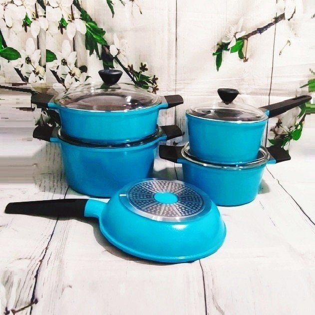 bộ nồi chảo Birds Lock&Lock - bộ nồi chảo birds
