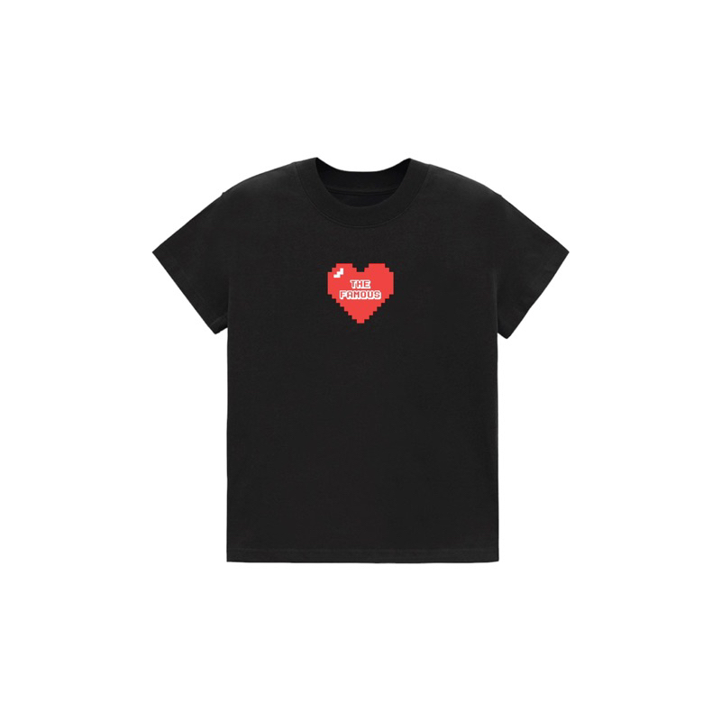 Áo thun babytee form fit 100% cotton The Famous "Trai Tim"
