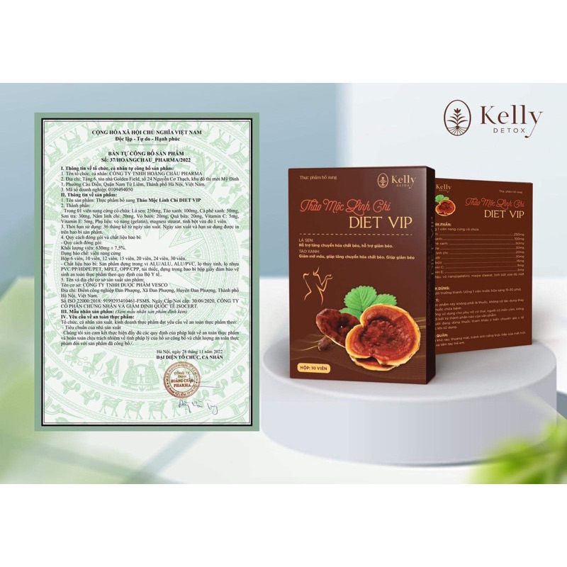 Viên Linh Chi giảm cân