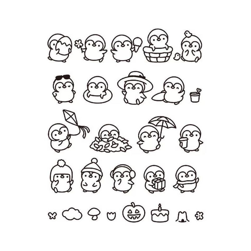 Sticker tự tô màu