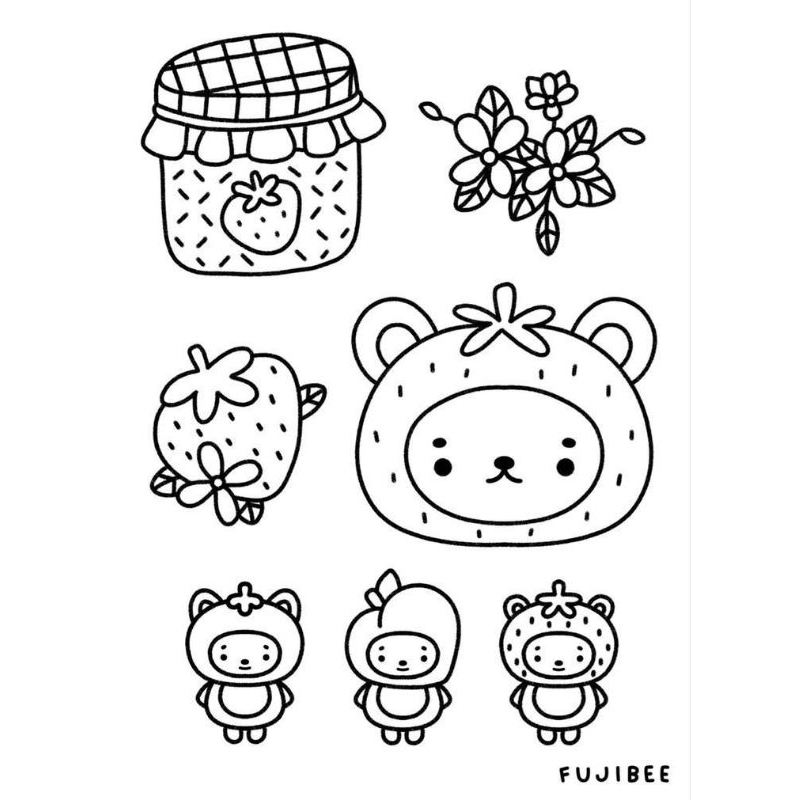 Sticker tự tô màu