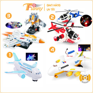 Đồ Chơi Máy Bay Cho Bé, Máy Bay Chạy Pin, Máy Bay Trực Thăng, Máy Bay Biến Hình Robot, Máy Bay Điều Khiển Từ Xa